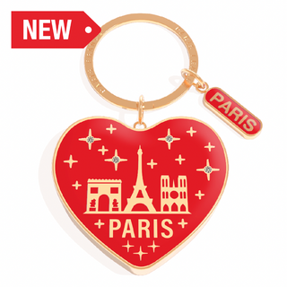 PCC114 - PORTECLE PARIS IN LOVE RED #8576