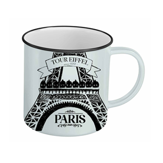 MUG074 - MUG RETRO PM TOUR EIFFEL BLEU #7043