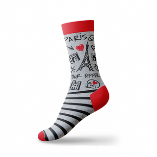 CHAUSS003 - CHAUSSETTES FUNNY PARIS #7548 