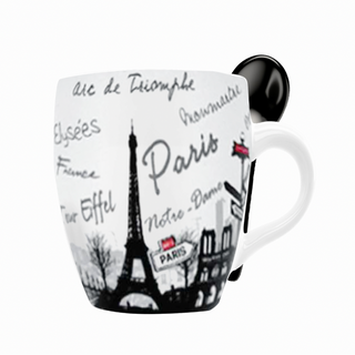 MUG015 - MINI MUG SPOON PARIS NEW SKYLINE #2917