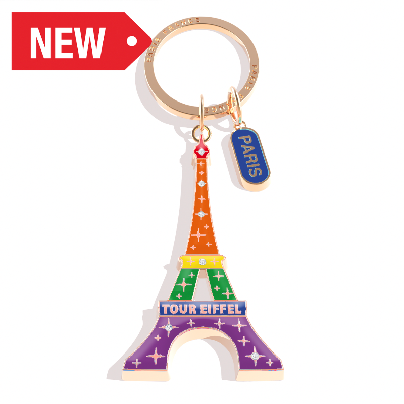 PCC086 - PORTECLE TOUR EIFFEL RAINBOW 5 #8095