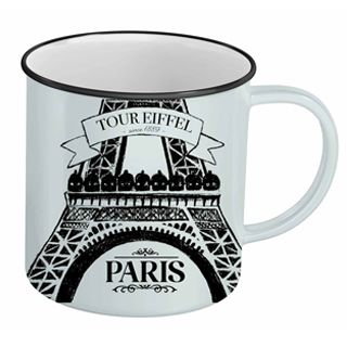 MUG058 - MUG RETRO GM TOUR EIFFEL BLEU #7050