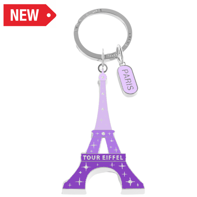 PCC143 - PORTECLE TOUR EIFFEL MULTI PURPLE #8095