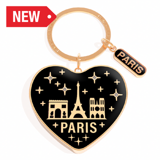 PCC110 - PORTECLE PARIS IN LOVE BLACK #8576