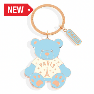 PCC104 - PORTECLE TEDDY PARIS LIGHT BLUE #8569