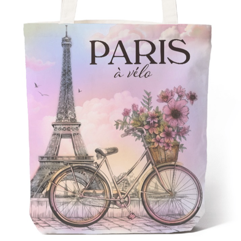 TOT031 - TOTE BAG PARIS VELO #9986