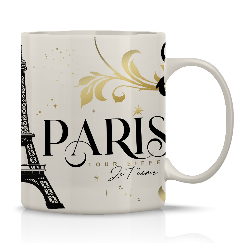 MUG126 - MUG STANDARD PARIS ARBESQUE GOLD #9962