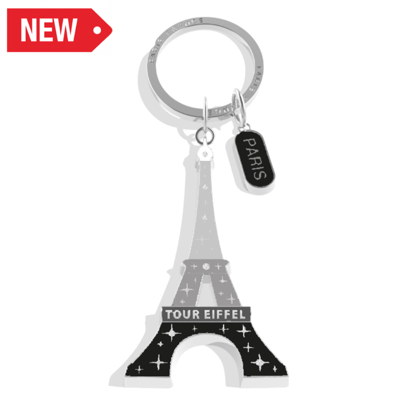 PCC139 - PORTECLE TOUR EIFFEL MULTI BLACK