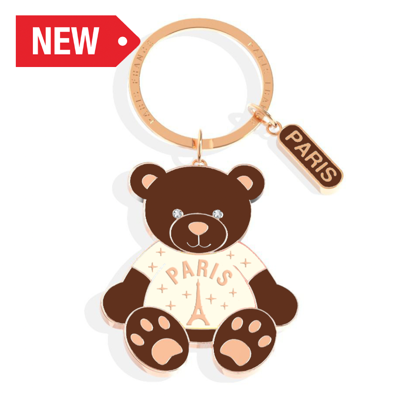 PCC100 - PORTECLE TEDDY PARIS BROWN #8569