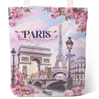 TOT033 - TOTE BAG MONUMENTS FLEURS #0005