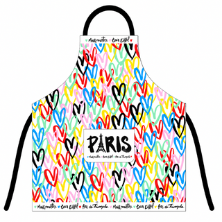 TAB021 - TABLIER PARIS COEURS #8255