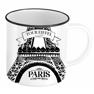 MUG057 - MUG RETRO GM TOUR EIFFEL BLANC #7050