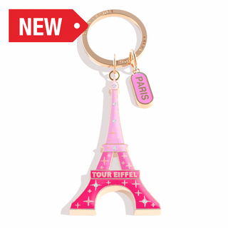 PCC084 - PORTECLE TOUR EIFFEL MULTI  PINK #8095