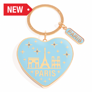 PCC115 - PORTECLE PARIS IN LOVE BLUE #8576