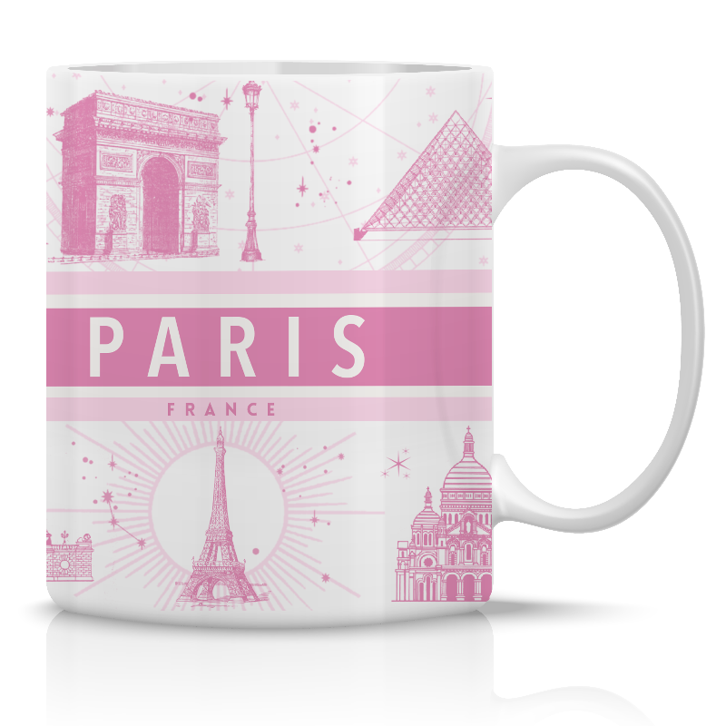 MUG118 - MUG STANDARD PARIS ASTRO ROSE #9849