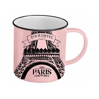 MUG076 - MUG RETRO PM TOUR EIFFEL ROSE #7043