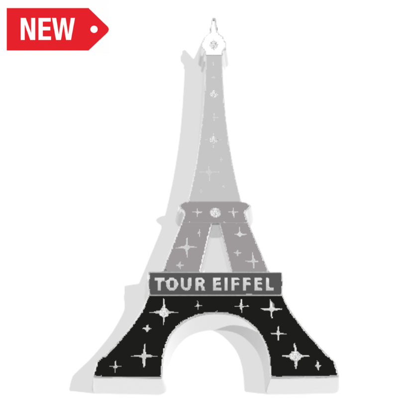 MAG046 - MAGNET TOUR EIFFEL MULTI BLACK #9115