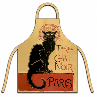 TAB023 - TABLIER CHAT NOIR #8361