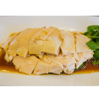 Steamed Chicken with Ginger and Scallions