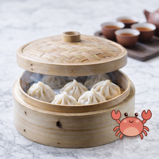 Siu Long Soup Bun - Crab & Pork Filling 