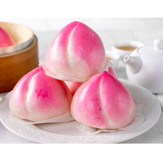 Mini Peach Bun with Lotus