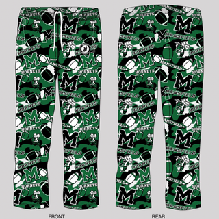 Youth & Adult Lounge Pants-MANSFIELD FOOTBALL DESIGN