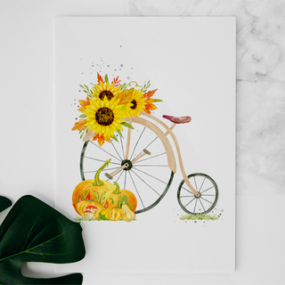 Carte Vélo d'automne