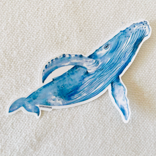 Sticker Baleine bleue