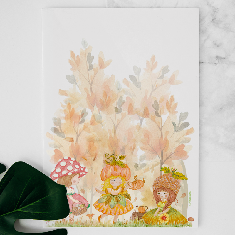 Carte Thé d'automne