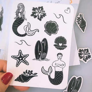 Tatouages temporaires - Summer vives