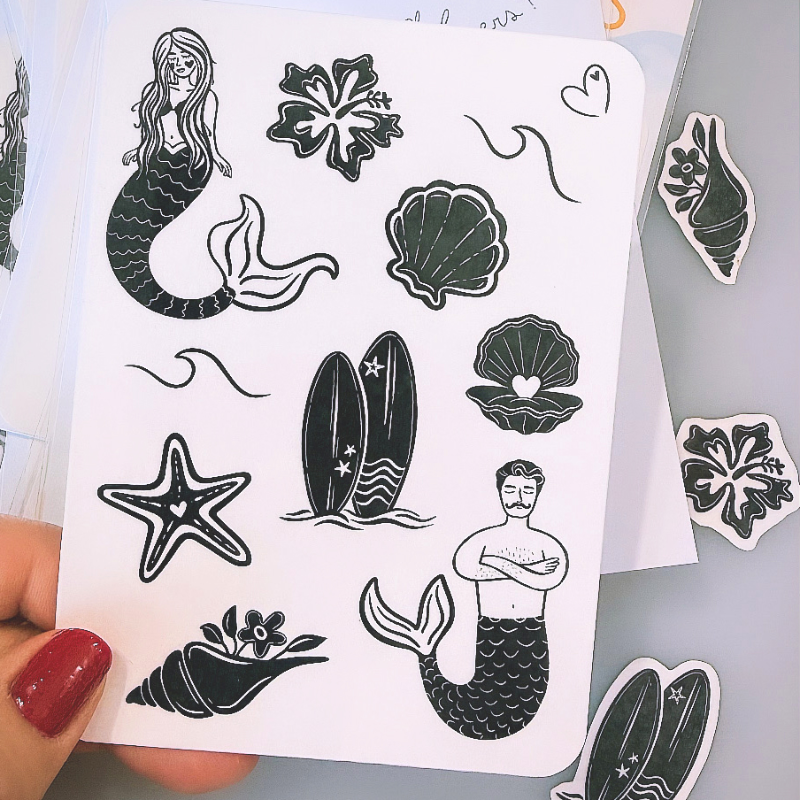 Tatouages temporaires - Summer vives
