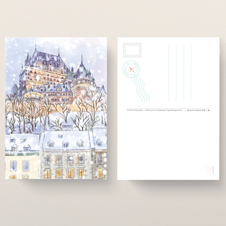 Carte Postale Château en hiver