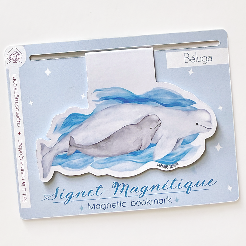 Signet magnétique Béluga et son petit