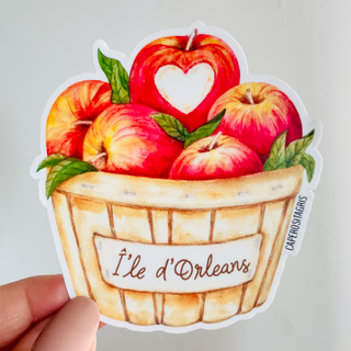 Sticker Les pommes de l'île d'Orléans