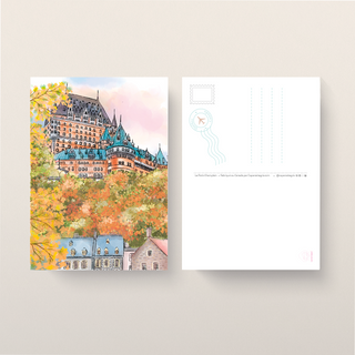 Carte Postale Le Château en automne