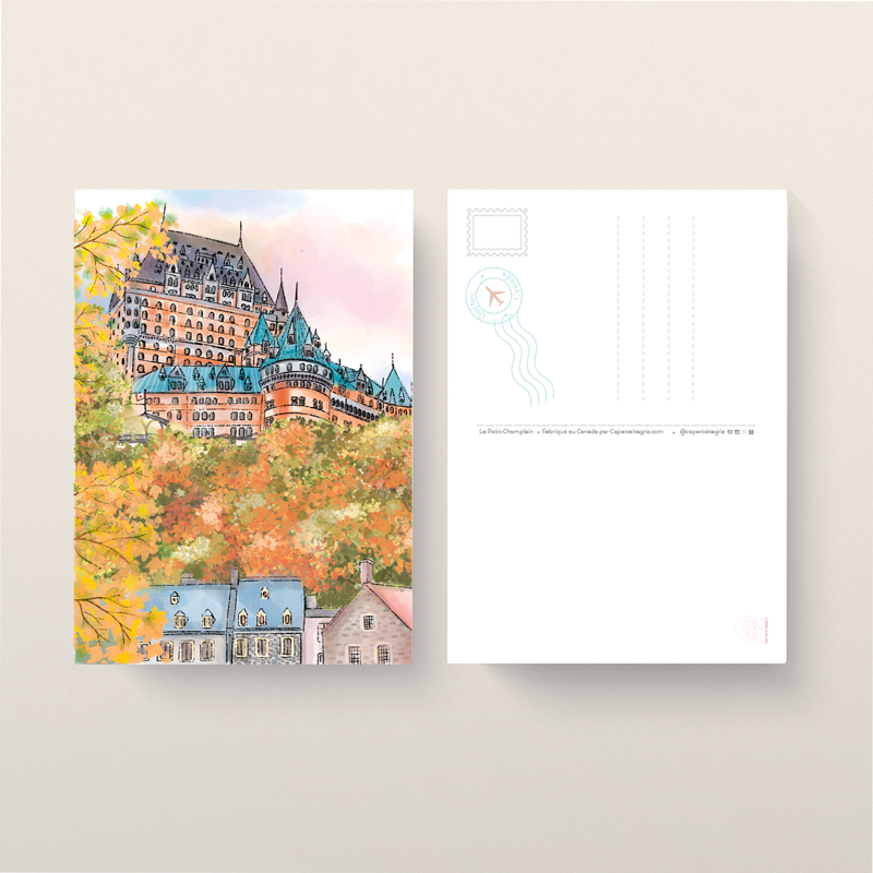 Carte Postale Le Château en automne