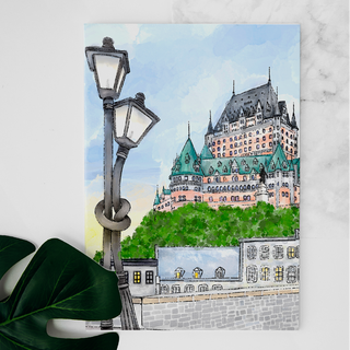 Carte Le Château depuis le Parc Montmorrency