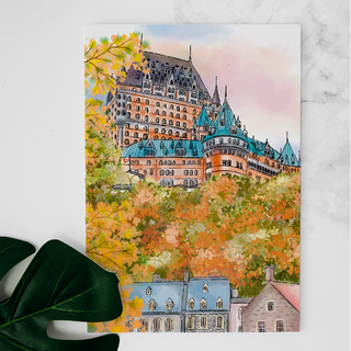 Carte Le Château depuis le Parc Montmorrency