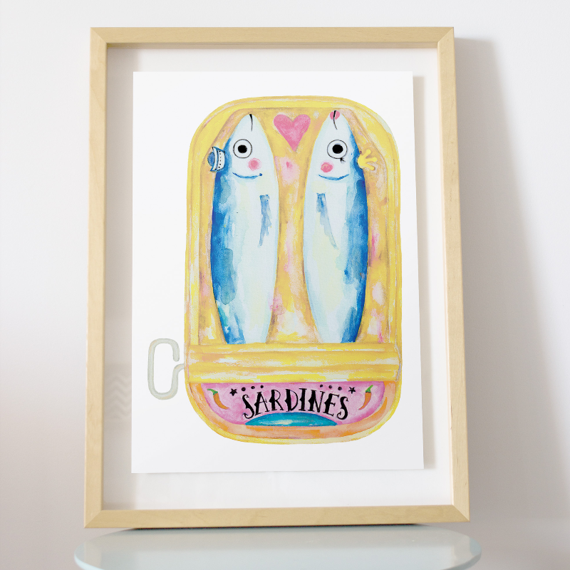  Affichette Sardines