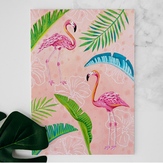 Carte Flamants roses