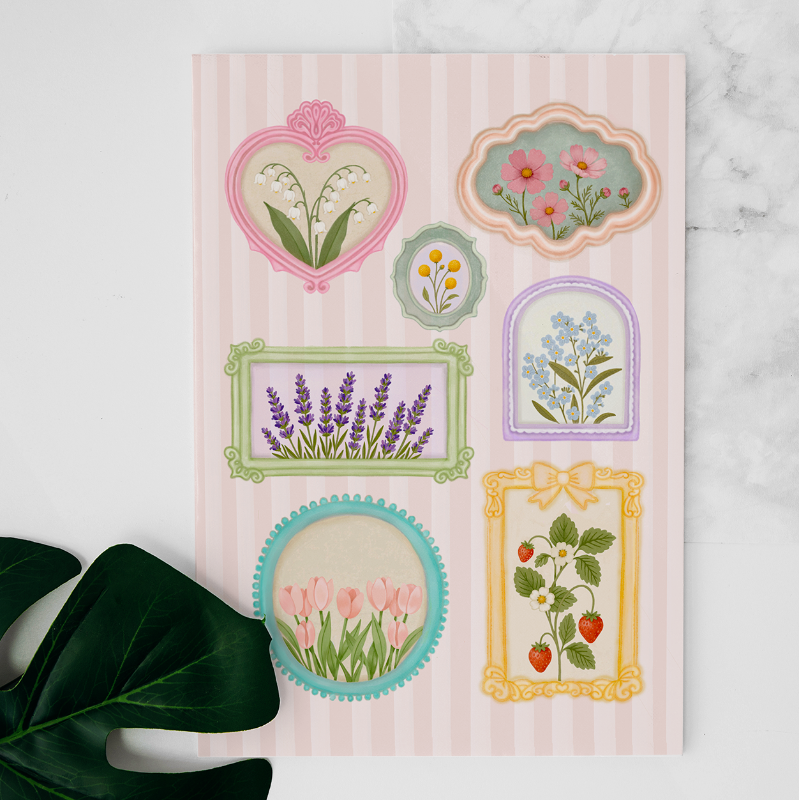 Carte Mur printanier