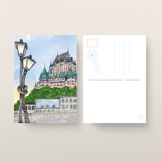 Carte Postale Le Château depuis le Parc Montmorrency