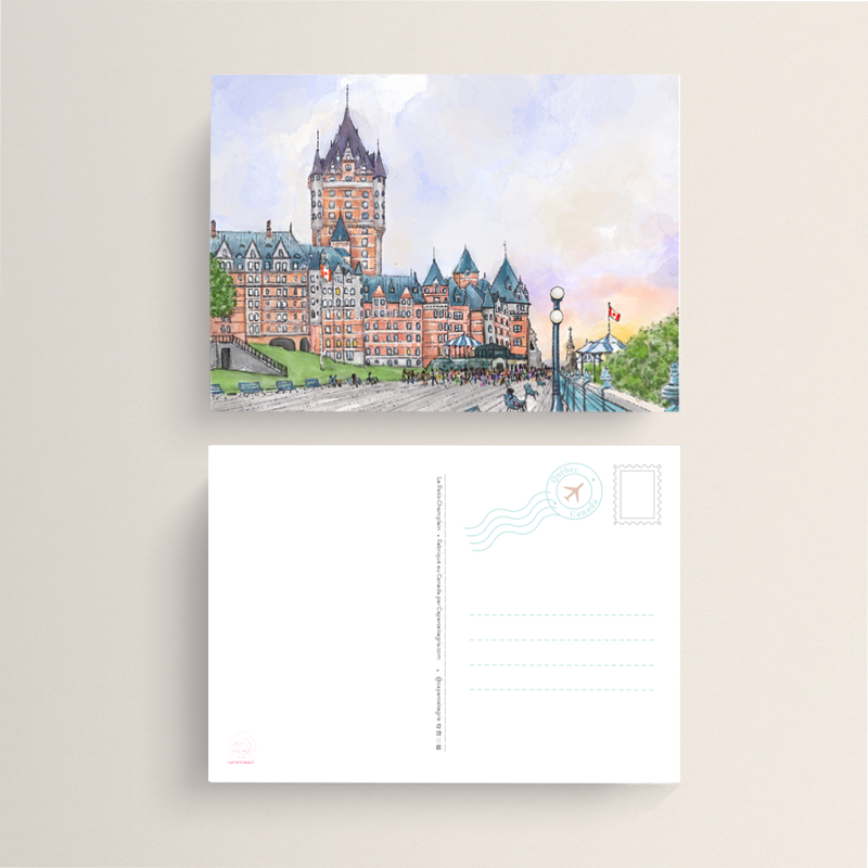 Carte Postale Le Château depuis la Terrasse Dufferin