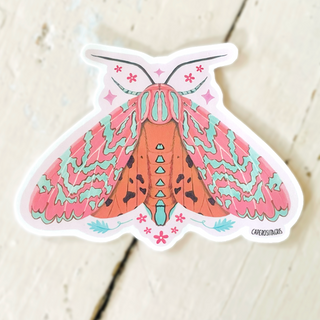 Sticker Tiger Moth