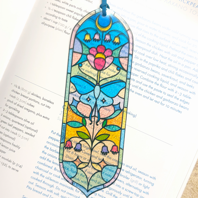 Marque-page transparent