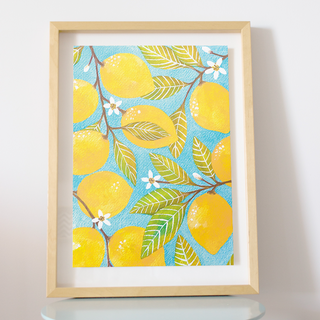  Affichette Citrons