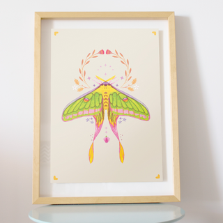 Affichette Luna Moth