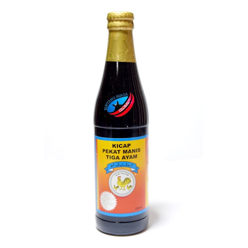 KICAP PEKAT MANIS 3 AYAM 340ML