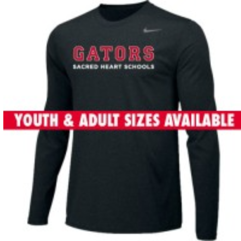 Men's Long Sleeve GATORS Tee - Black Main Image