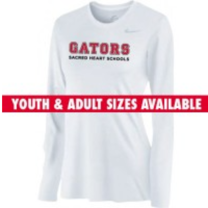 Women's Long Sleeve GATORS T-Shirt - White Main Image